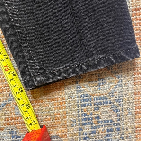 Vintage Made In USA 550 Levi’s Mom Jean 26/27 High Rise Tapered Black - Picture 8 of 9